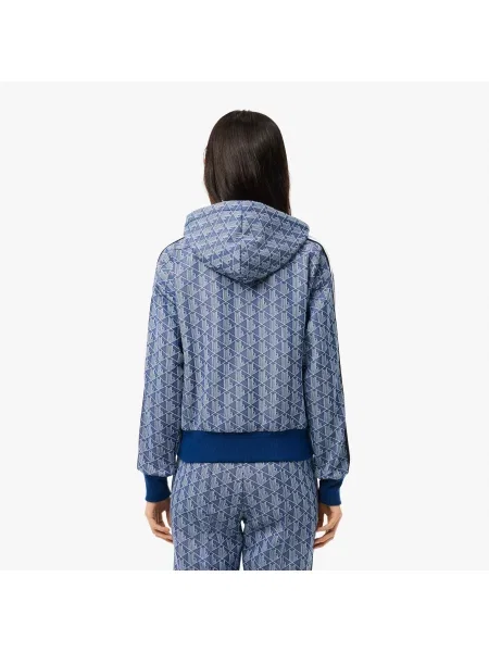 Lacoste толстовка Monogram блакитна
