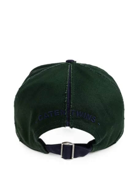 Șapcă Dsquared2 zdrențuiți verde