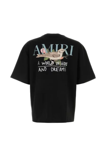 Tricou Amiri cu imagine negru