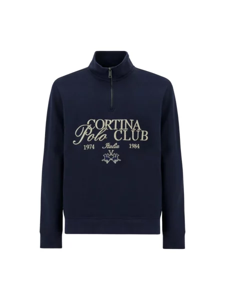 Bluza rozpinana La Martina niebieska