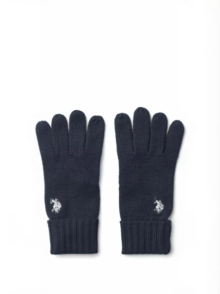 U.S. POLO ASSN. Prstové rukavice UUObi safírová