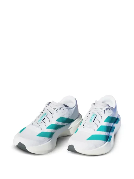 Кожени маратонки Adidas Adizero с перли бяло