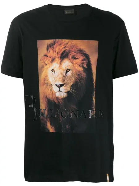 Tricou Billionaire cu imagine negru