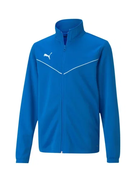 PUMA Geacă sport TeamRise albastru alb