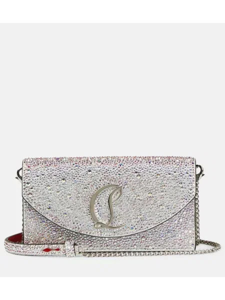 Geantă plic Christian Louboutin din piele