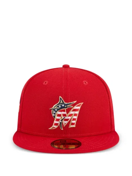 Șapcă New Era Cap cu broderie roșu