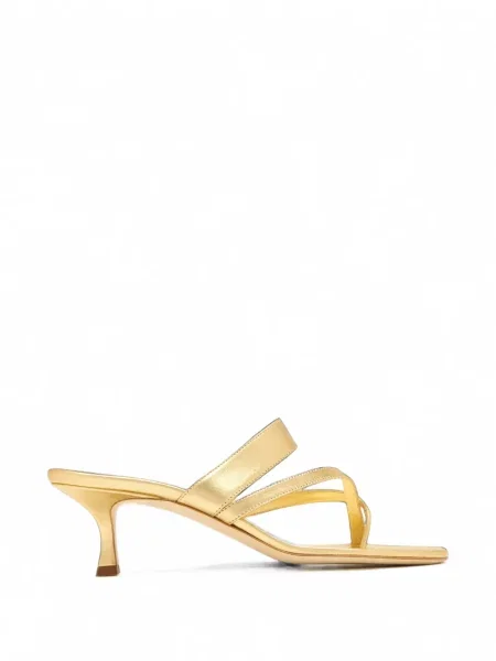 Sandale Manolo Blahnik din piele cu bretele