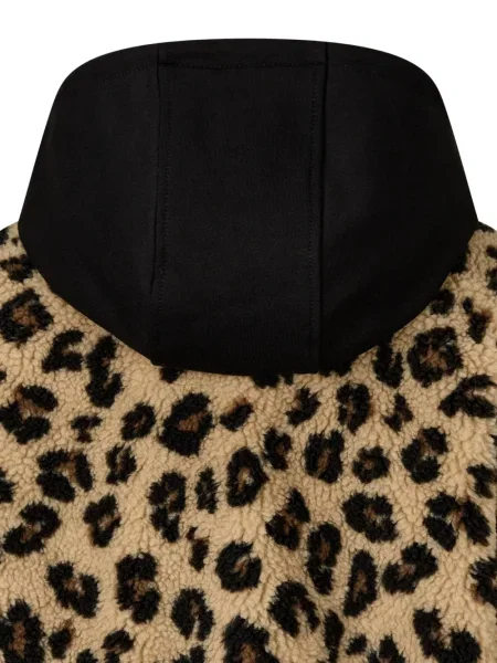 Geacă Studio Tomboy cu glugă cu model leopard