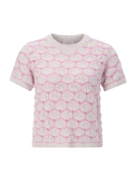 Rich & Royal Pulover crem roz