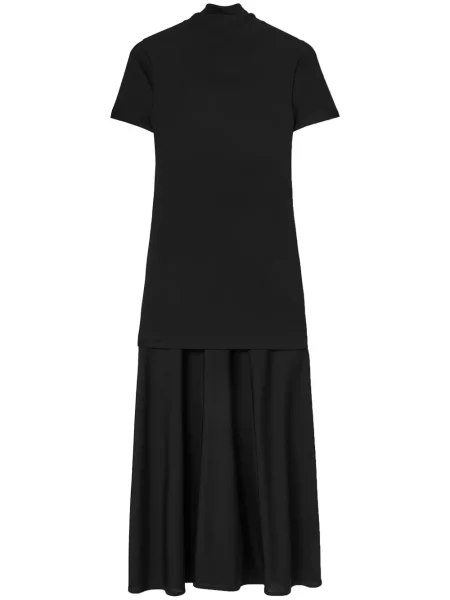Rochie midi Jil Sander până la genunchi de costum negru