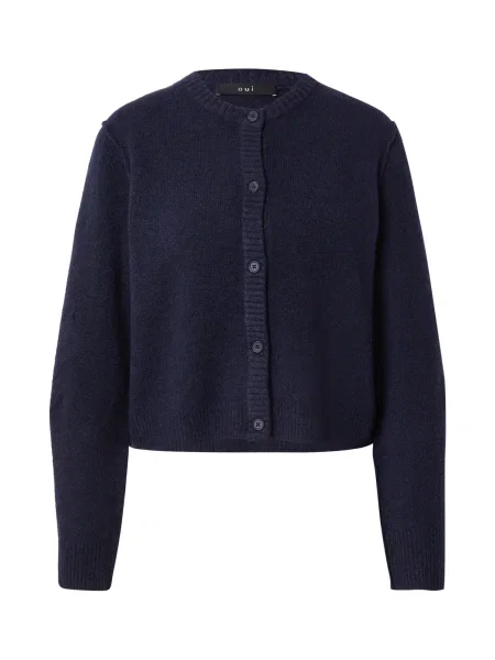 OUI Geacă tricotată ILAYA închis albastru