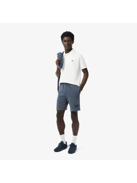 Lacoste Szorty Regular Fit granatowe