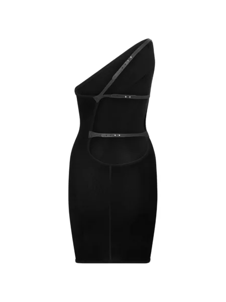 Rochie mini Dsquared2 din jerseu negru