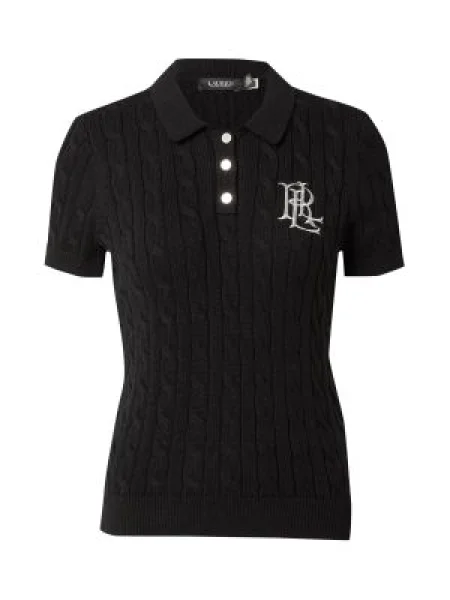Lauren Ralph Lauren Pulover NATRISSA / alb negru