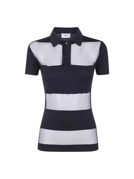 Top Coperni w paski z paskiem