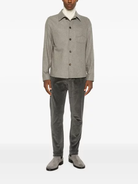 Pantaloni Jacob Cohën de catifea cord gri
