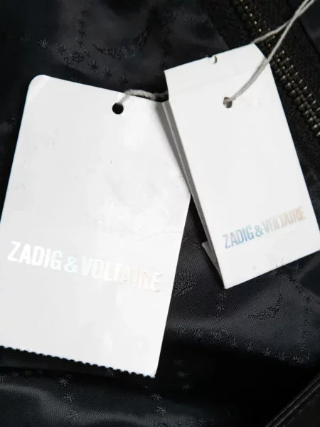 Spódnica skórzana Zadig&voltaire czarna