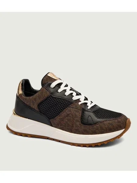 Michael Kors Bőr sneakers tornacipő JAIME barna