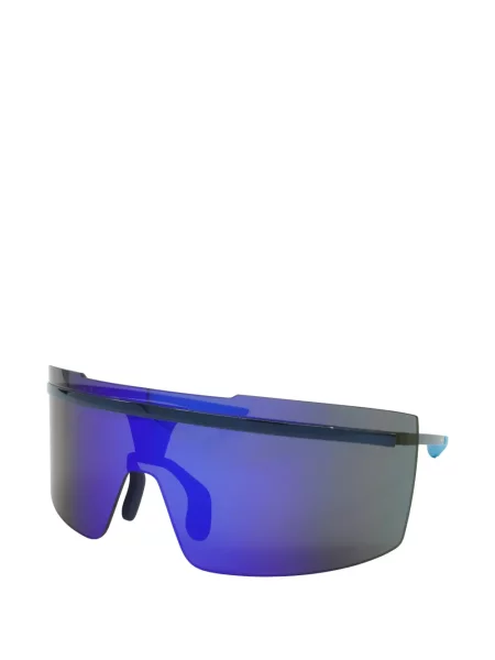 Ochelari de soare Nike de catifea cu autograf retro alb