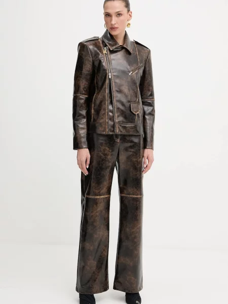 Kurtka przejściowa Patrizia Pepe brązowa