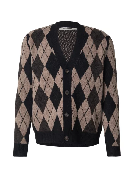 Only & Sons Kardigán ONSALLAN mokka / antracit fekete