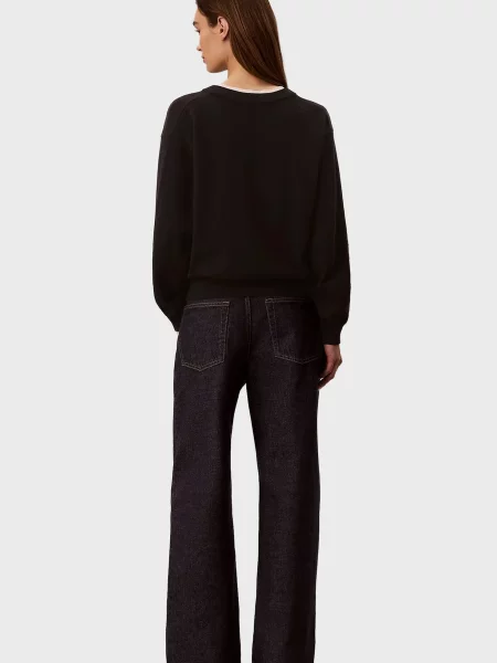 Шерстяной свитер Calvin Klein Jeans черный