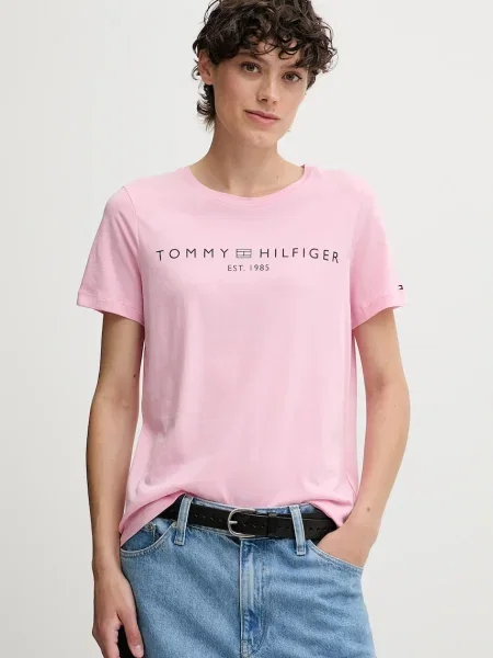 Tommy Hilfiger tričko růžové