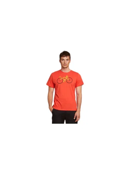 Dedicated T-shirt Stockholm Cyclopath Pale Red Mężczyźni Koszulki Dedicated Size: S czerwony