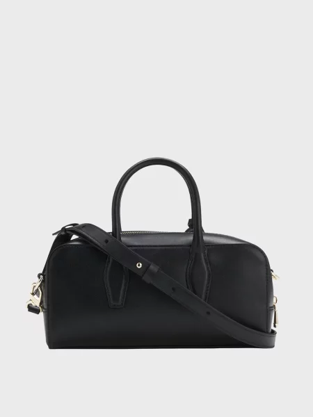 Кожаная сумка Boss черная