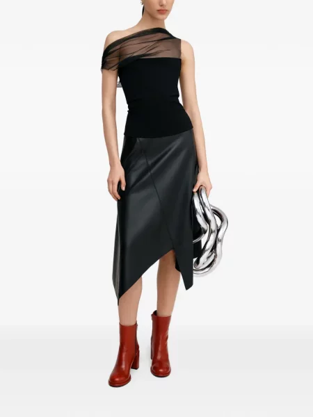 Top Marcella plasă negru
