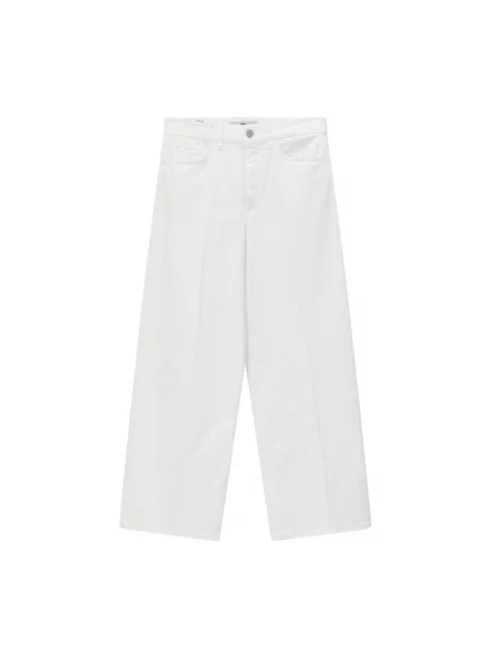 Szerokie jeansy Pt Torino białe