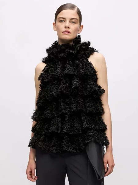 Bluză Karl Lagerfeld negru