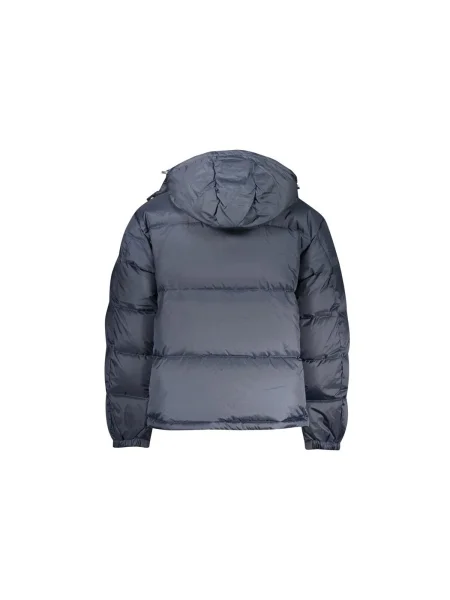 Geacă cu puf Tommy Hilfiger albastru