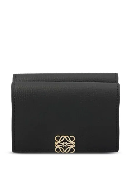 Kožni novčanik Loewe crna
