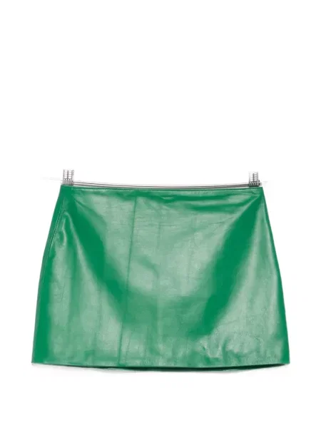 Fustă din piele Manokhi verde