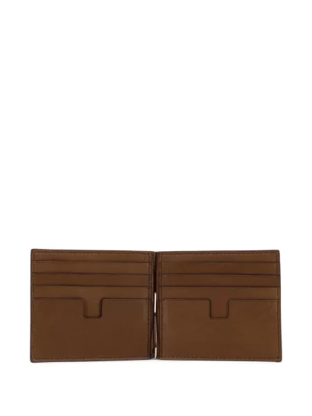 Portofel Tom Ford din nubuc maro