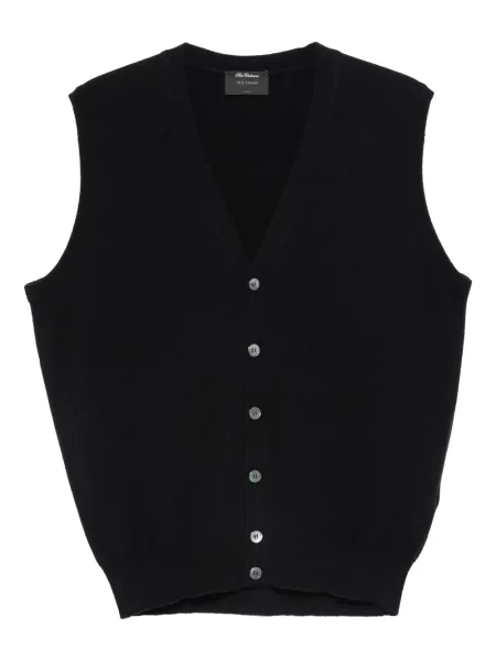 Cardigan Dell'oglio fără mâneci albastru