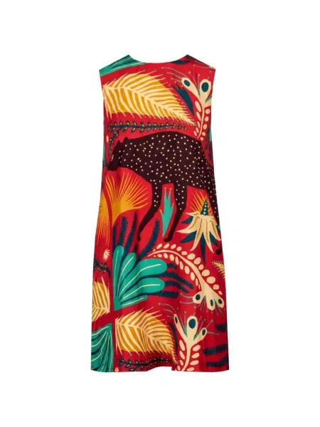 Rochie mini Etro fără mâneci cu imagine roșu