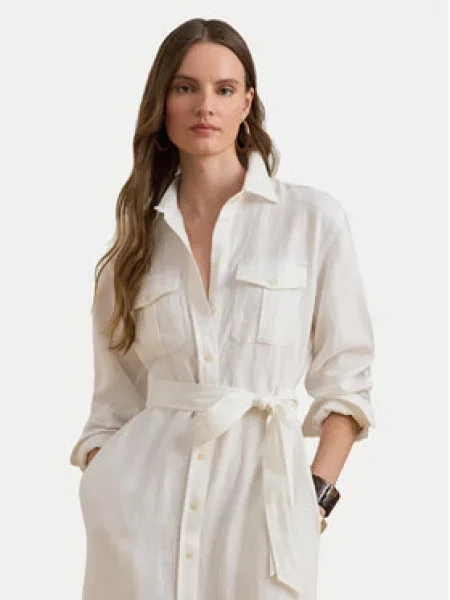 LAUREN RALPH LAUREN Srajčna obleka Écru