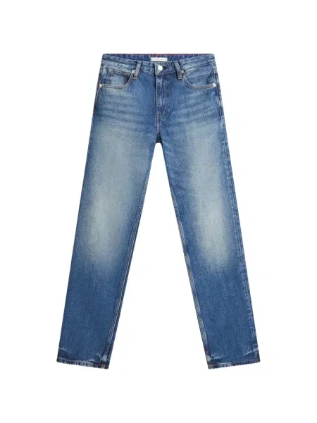 Blugi drepți Tommy Hilfiger albastru