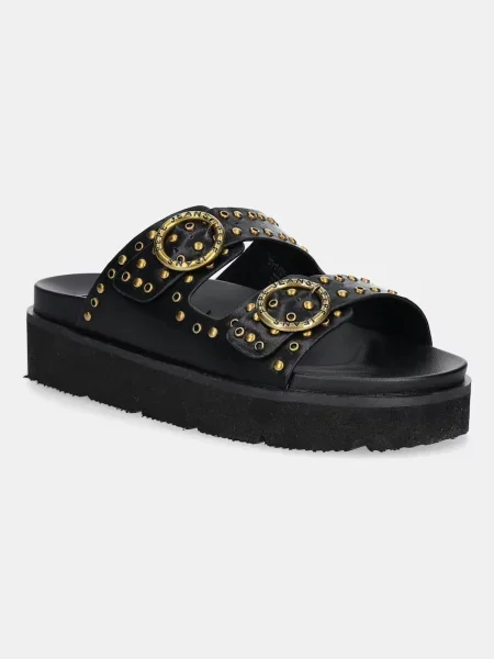 Чехли Pepe Jeans POLA BUCKLE с платформа черно