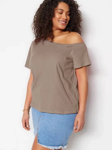 Bluză Trendyol bej
