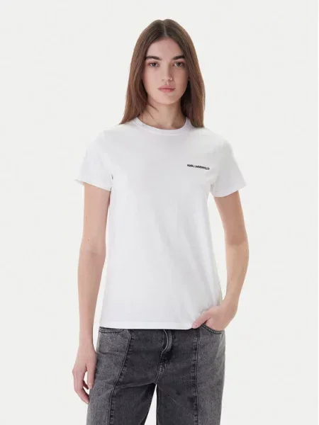 Karl Lagerfeld t-shirt biały