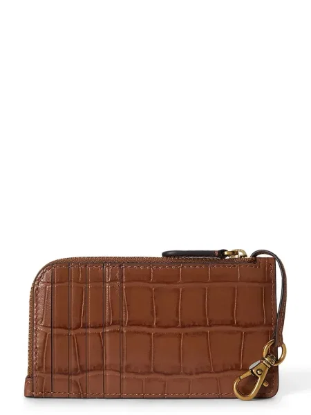 Lauren Ralph Lauren denarnica usnjena rjava