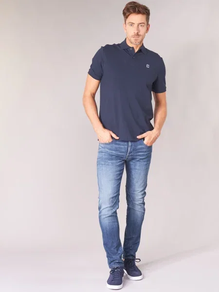 G-Star Raw Džínsy D-Staq Tmavomodrá modrá