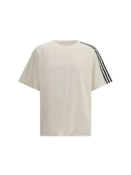 T-shirt Raw Edge 3 Stripes Short Sleeve T-Shirt Chalk White XL biała