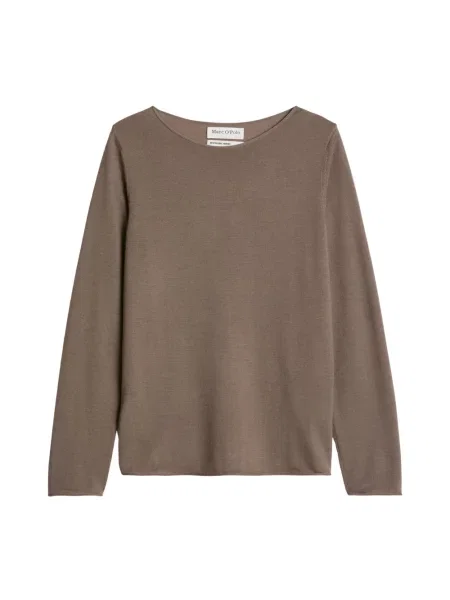 Sweter Marc O'polo wełniany brązowy