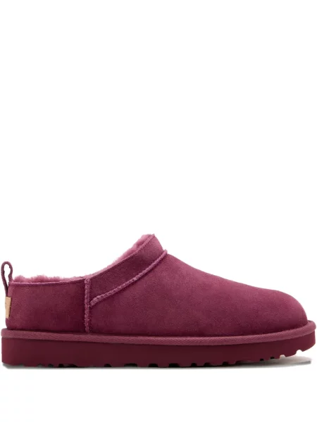 Papuci de casă Ugg din piele de căprioară roz