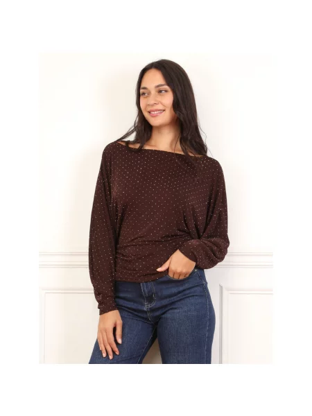 Top La Modeuse smeđa