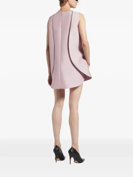 Rochie mini Balenciaga fără mâneci roz